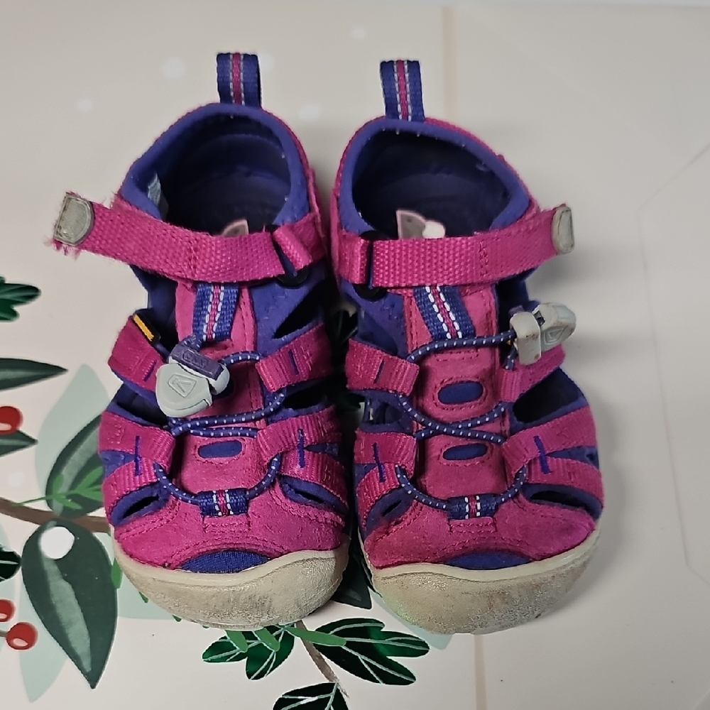Keen Toddler Girls Pink and Purple Sandals